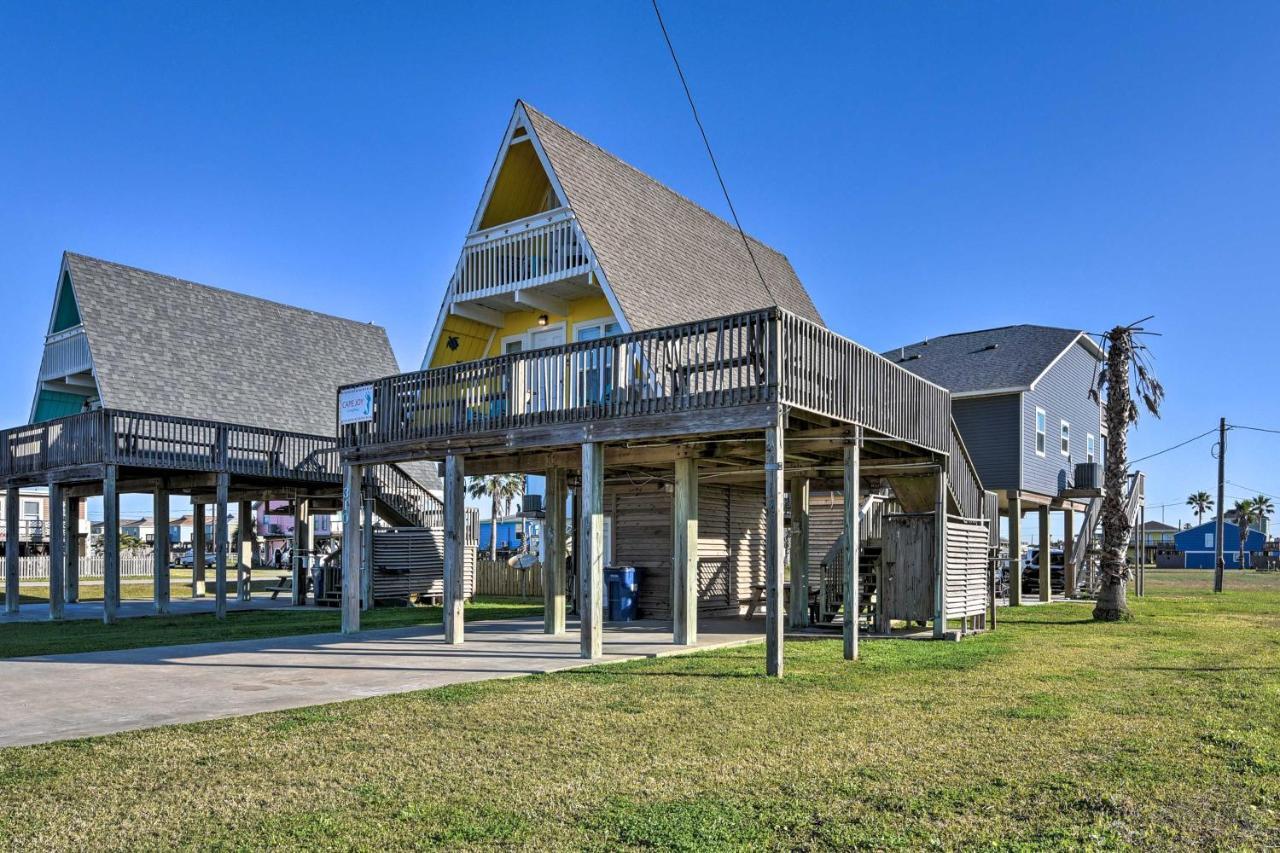 A-Frame Home With Deck - 2 Blocks To Surfside Beach! Luaran gambar
