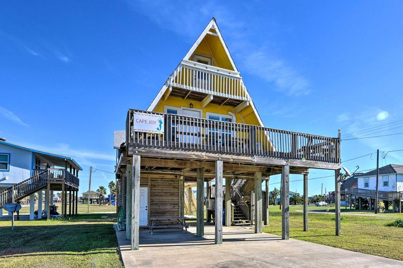 A-Frame Home With Deck - 2 Blocks To Surfside Beach! Luaran gambar